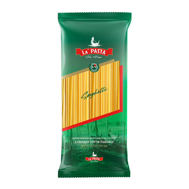 Макаронні вироби "Спагетті" ТМ «LA PASTA PER PRIMI» 700г